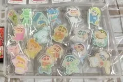 【コンプ】20種 クレヨンしんちゃん ミニアクリルクリップ