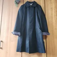 ♠️【ロペピクニック】メンズ ステンカラーコート コットン製 光沢　春コーデ