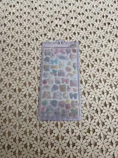 【正規品】ふわふわドロップシール　オリジナル　ぬいぬいふわふわ　フロッキー