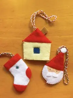 クリスマスオーナメント　ハンドメイド