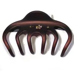 ヘアクリップ　バンスクリップ マットブラウン 1123-29 【雑貨屋が販売】