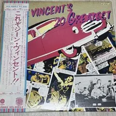 ロカビリー　帯付レコード　ジーン・ヴィンセントGene Vincent ベスト盤