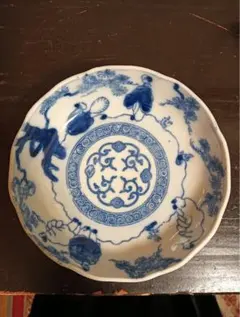 未使用保管品✨清水焼 雲泉 金襴丸紋青海波 5号皿 単品✨加藤雲泉 小皿
