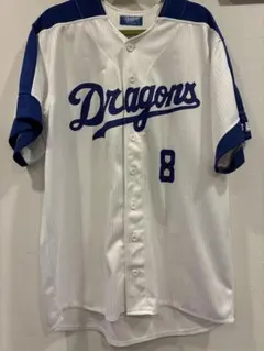 中日ドラゴンズ　サポーターズユニホームホームフリーサイズ8番大島洋平選手
