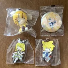 鏡音リン 鏡音レン ボカロ ガチャ 缶バッジ 肩ズン フィギュア ラバスト