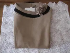 エムズグレイシー♡素敵なニットのセーター♡コサージュ付き♡38サイズ