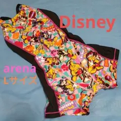 arena アリーナ ディズニー L 競泳水着 練習用 タフスーツ ミドル丈のサムネイル