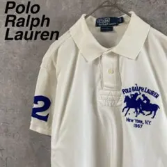 Polo Ralph Lauren90sポロシャツ デュアルポニー　半袖Mメンズ