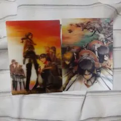 進撃の巨人　３Dポストカード