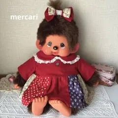 モンチッチＬサイズハンドメイド服（前後どっちでもOK♪アウター他） モンチッチLサイズハンドメイド服（前後どっちでもOK♪アウター