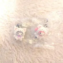匿名配送サンリオふわふわスノー めじるしアクセサリー クロミマイメロ