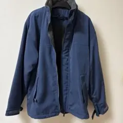 本日終了　最終値下げ　ネイビー ジッパー付き カジュアルジャケット