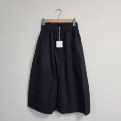 新品 SETTO セット リネン スカート ブラック