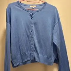 タイムsail❣️To b. by agnes b. カーディガン　ブルーのサムネイル