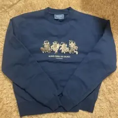 King Gnu KG IS DEAD スウェットシャツ ブルー Lサイズ 青 - メルカリ