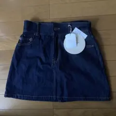 新品Chico ダークブルー デニムミニスカート