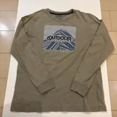 OUTDOOR PRODUCTS ベージュ 長袖Tシャツ M