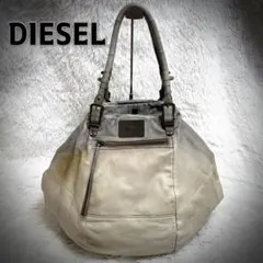 新品タグ付 ディーゼル grunge ダメージ加工 archive bigトート