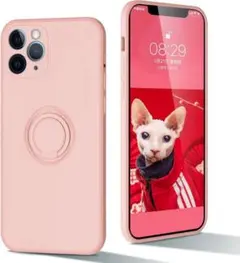 iPhone13 pro max ケース リング付き 回転 シリコン かわいいのサムネイル