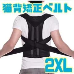 猫背矯正 ベルト2XL 背筋矯正 サポーター 姿勢矯正 腰の痛み 男女兼用