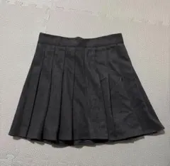 黒 プリーツミニスカート M