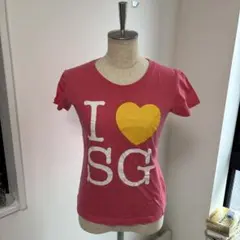 ジョルダーノ　GIORDANO ピンク　半袖　Tシャツ Sサイズ レディースのサムネイル