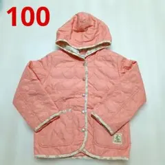 3can4on キルティングジャケット ピンク 100cm