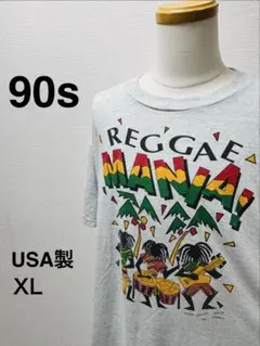 90s USA製 FRUIT OF THE LOOM レゲエT XL