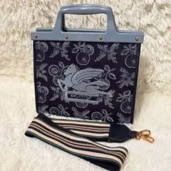 極美品 ETRO エトロ ハンドバッグ フローラルジャガード ラブトロッターのサムネイル
