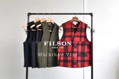 FILSON マッキーノウール ベスト ダークネイビー M アメリカ製 未使用