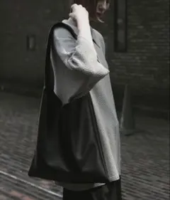 remer loose shoulder tote bag 　ブラック