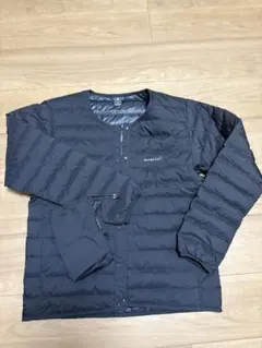 【極美品】mont-bellスペリオダウン ラウンドネックジャケット　ブラック