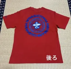 PJS サーフィンイラスト Tシャツ 赤のサムネイル