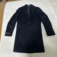 SALE AND Z カシミヤブレンド ネイビー ダブルブレストコート