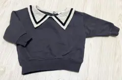 ペアマノン　セーラー襟トレーナー 90