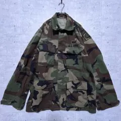 j1 米軍実物 U.S.ARMY ウッドランドカモ BDUジャケット 90s