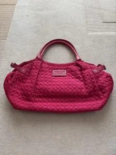 ケイトスペード　ピンク キルティングバッグ