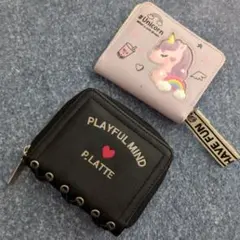 ピンクラテお財布＆おまけのお財布付き