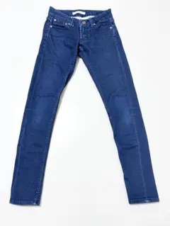 【AZUL】アズールストレッチスキニーデニム 22インチ 濃紺 美シルエット