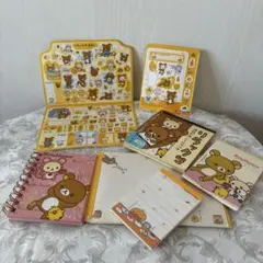 平成　リラックマ メモ帳 シールブック おまとめ5冊セット【訳あり品】