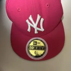 New Era 59FIFTY ピンクキャップ 6 1/2