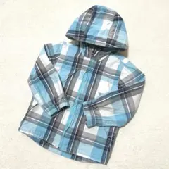 ベビーギャップ アウター 110cm ブルーチェック キッズ