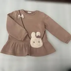 any FAM トレーナー 110cm ウサギポシェット付き