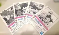 ドラゴンボール一番くじ【40th】コミックスクリアファイル　≪4枚セット≫