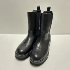 LIBRTYDOOLブラックサイドゴアブーツ25.5㎝