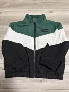 キッズ ジャケット ブルゾン アウター グリーン ブラック　110cm