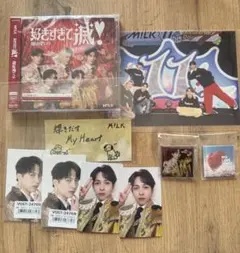 M!LK 吉田仁人 VOS盤 トレカ ラキドロ 代々木 ステッカー 缶バッジ