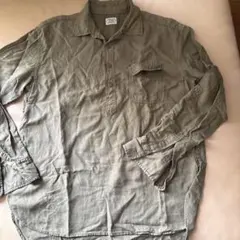 メンズシャツ　カーキ　EDWIN