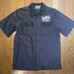 最終価格【未使用】BELLFLOWER ワークシャツ L ネイビーのサムネイル