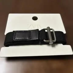 ザラzara キャンバス ベルト L-XL ブラック